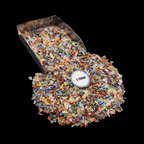 Natural New 7 Chackra 1-3mm Crushed Stone by GRADELYGEMS for Resin Work, Inlay & Decorative Creations