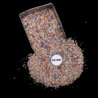 GRADELYGEMS Premium New 7 Chackra 0.5-1mm Crushed Gemstone for Jewelry Inlay, Resin Art & Handmade Decor