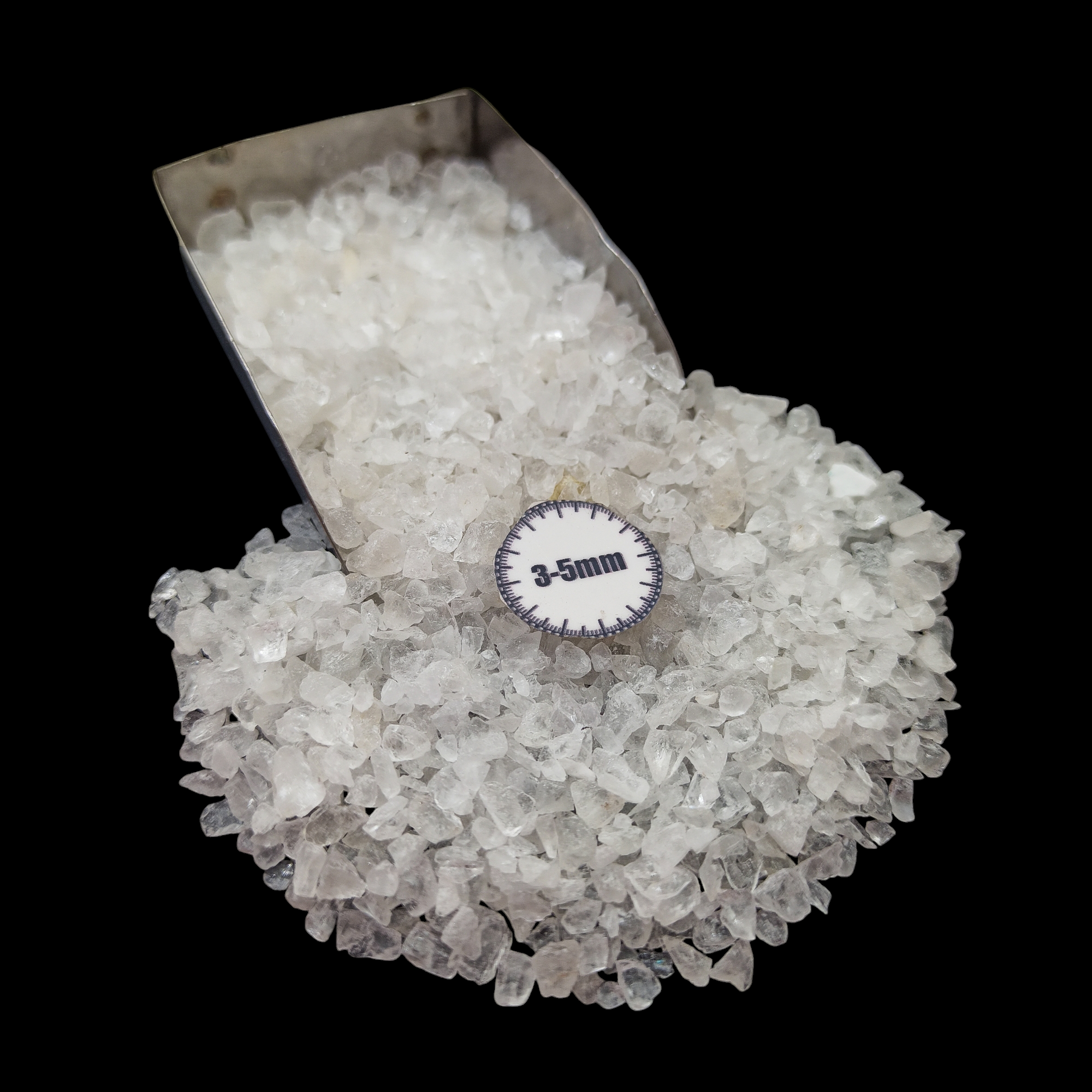 GRADELYGEMS Fitkari Bold Crushed Stone 3-5mm for Vase Fillers, Jewelry Design, Resin Art & Decor