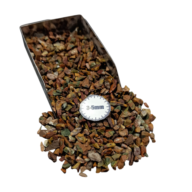 Fruit Jasper Gemstone Crushed 3-5mm