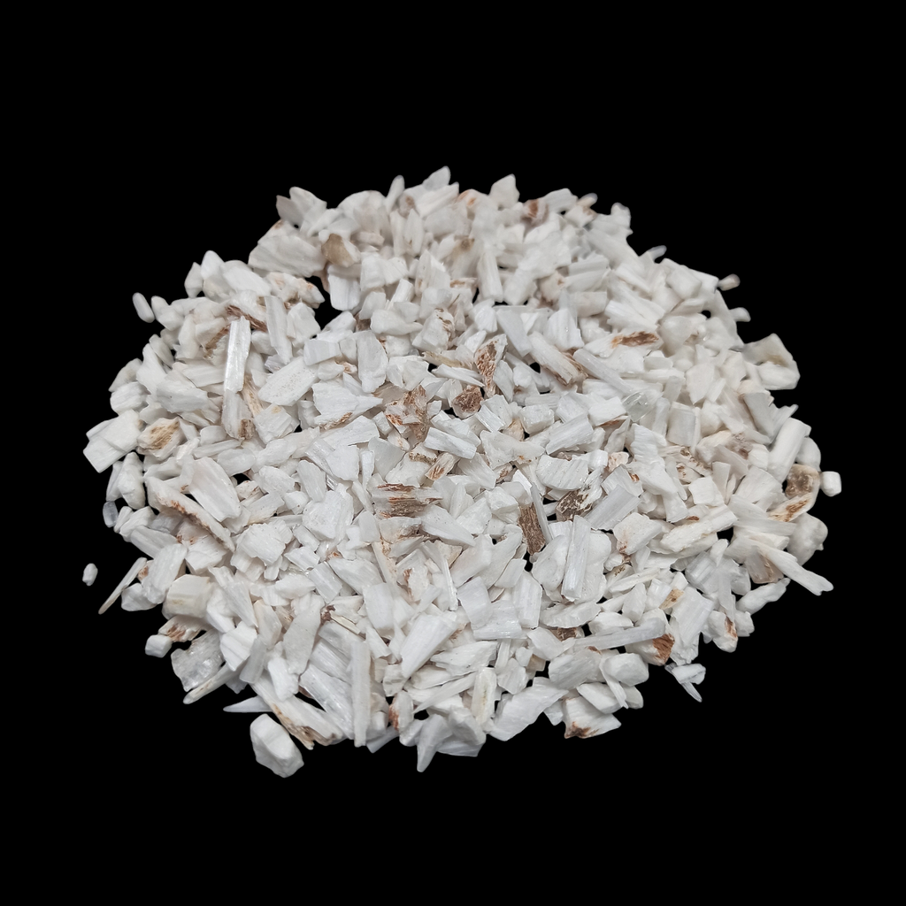 GRADELYGEMS Scolecite Bold Crushed Stone 3-5mm for Vase Fillers, Jewelry Design, Resin Art & Decor