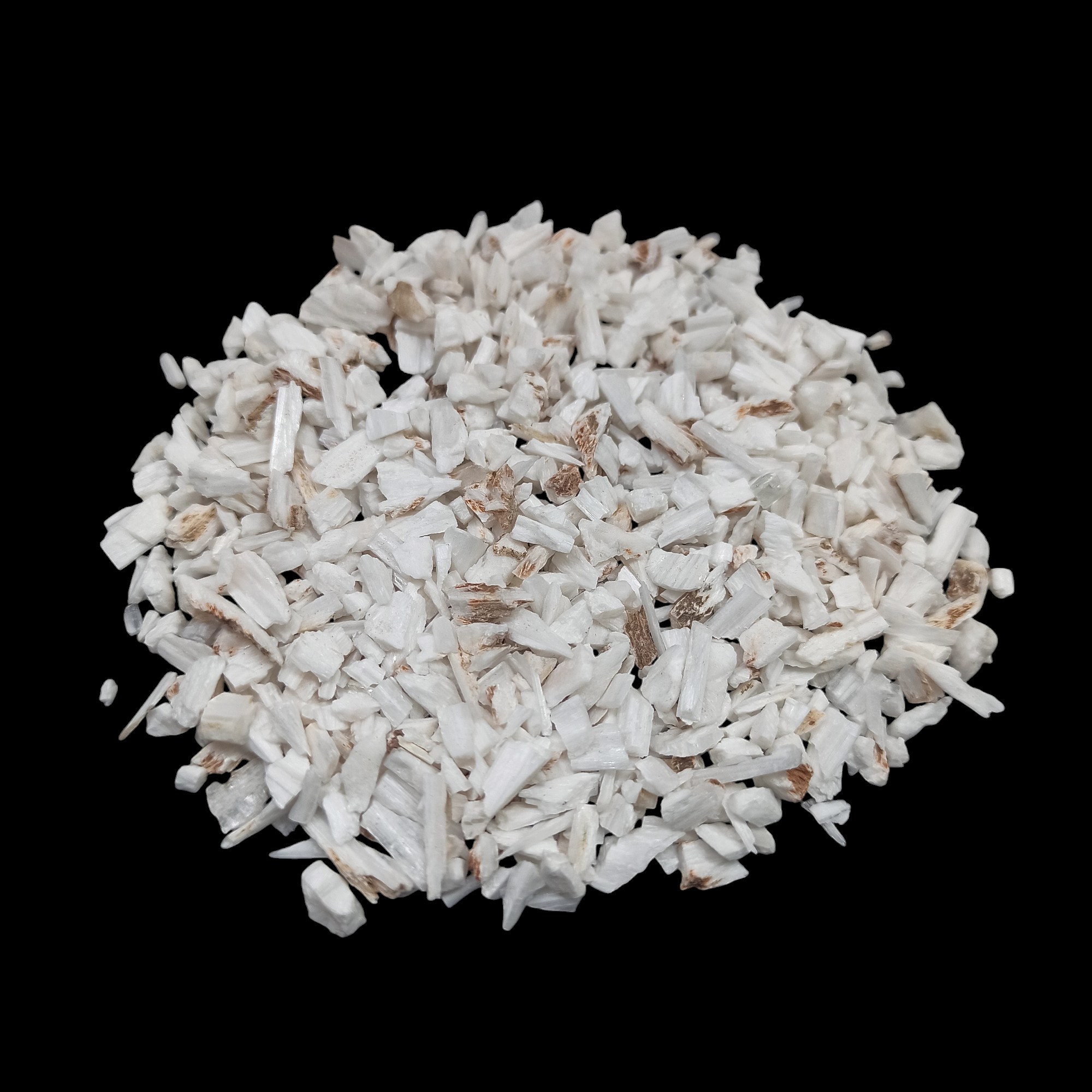 GRADELYGEMS Scolecite Bold Crushed Stone 3-5mm for Vase Fillers, Jewelry Design, Resin Art & Decor