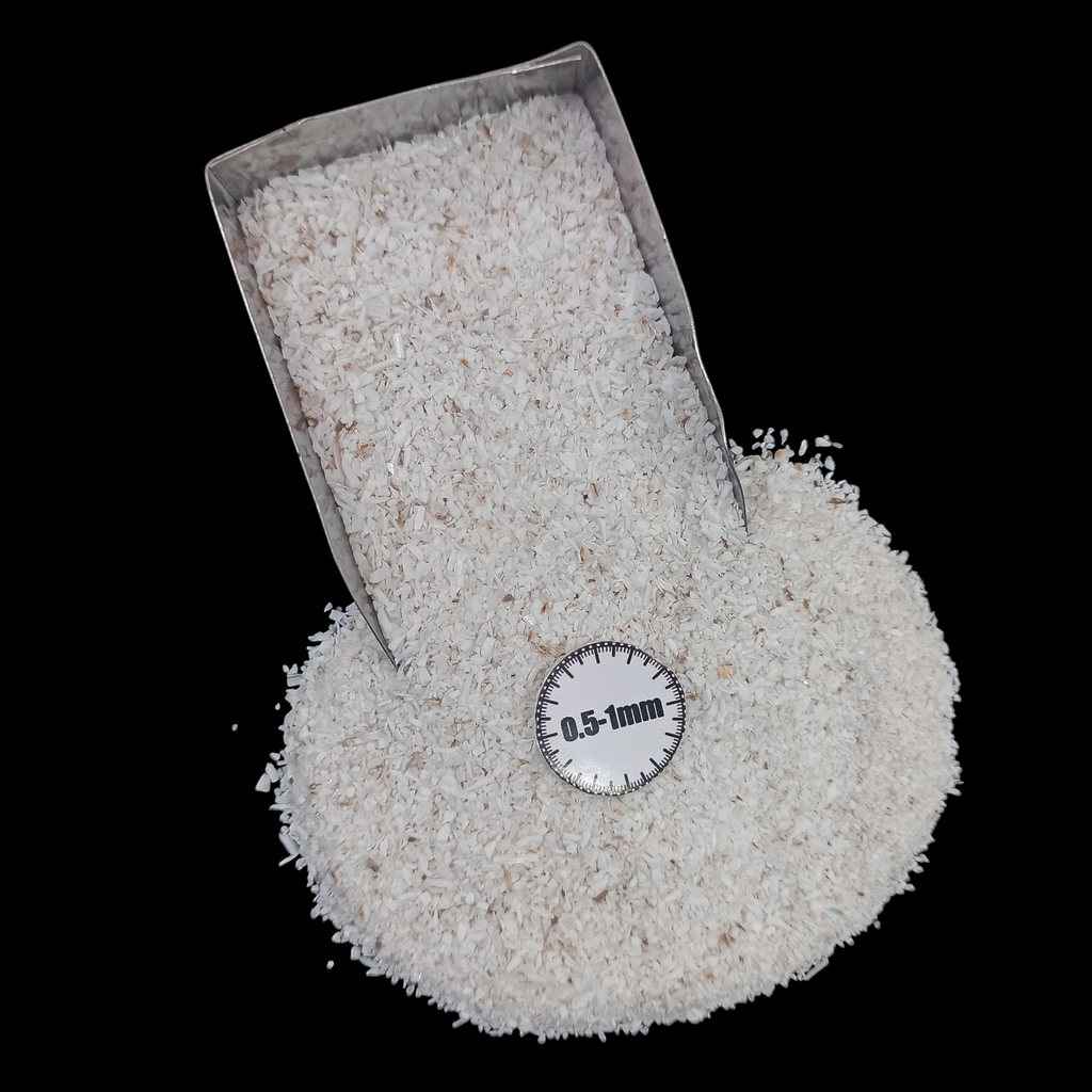 GRADELYGEMS Scolecite Gemstone Crushed 0.5-1mm for Ring Inlay, Jewelry Making, Resin Art & Fine Detail Work