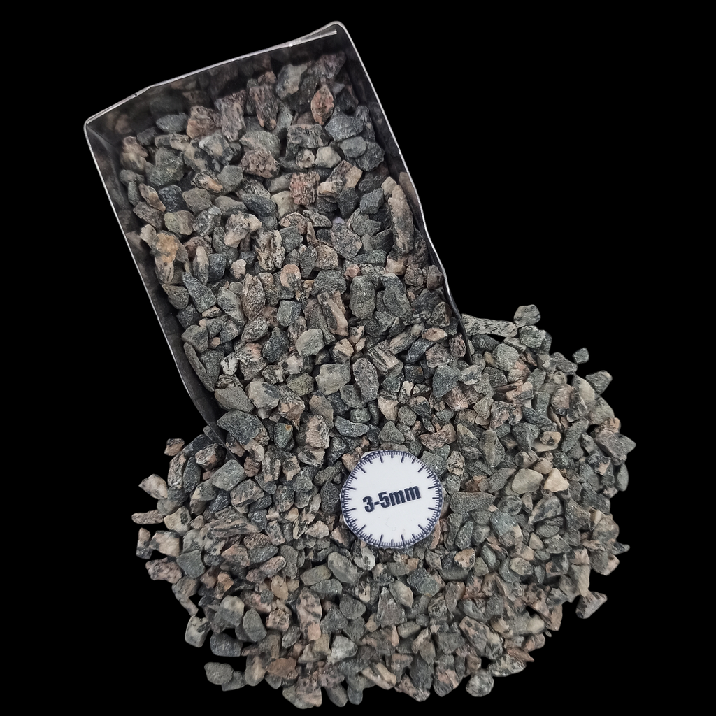 GRADELYGEMS Black Tourmaline Mica Bold Crushed Stone 3-5mm for Vase Fillers, Jewelry Design, Resin Art & Decor