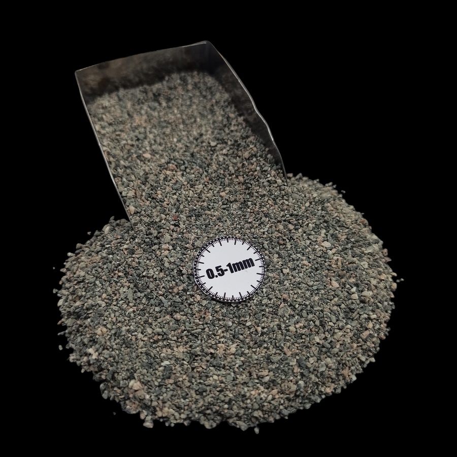 GRADELYGEMS Black Tourmaline Mica Gemstone Crushed 0.5-1mm for Ring Inlay, Jewelry Making, Resin Art & Fine Detail Work