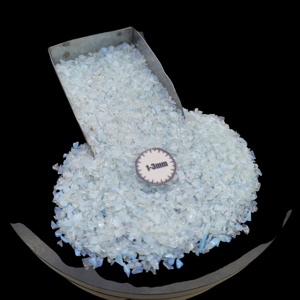 Natural Sea Opalite 1-3mm Crushed Stone by GRADELYGEMS for Resin Work, Inlay & Decorative Creations