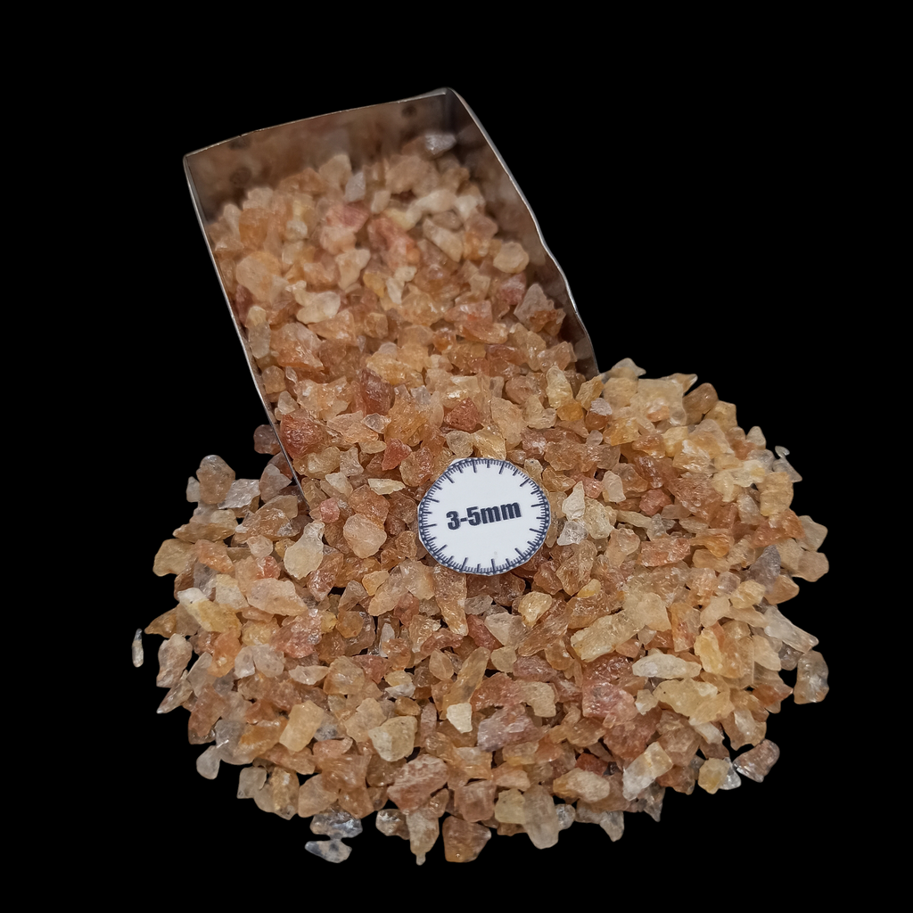 GRADELYGEMS Red Aventurine Decorative Crushed Gemstone 3-5mm for Jewelry, Resin Work & Statement Decor