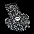 GRADELYGEMS Banded Onyx Bold Crushed Stone 3-5mm for Vase Fillers, Jewelry Design, Resin Art & Decor
