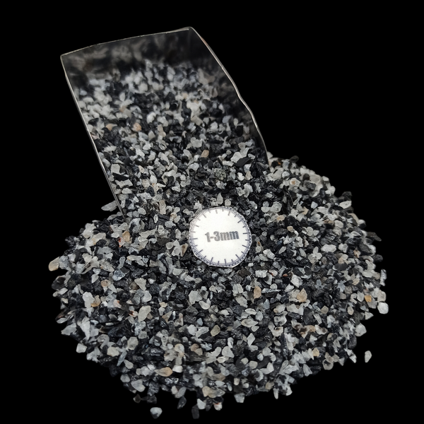 GRADELYGEMS Banded Onyx Loose Stone 1-3mm Crushed Gemstone for Resin Crafts, Decor & Handmade Projects