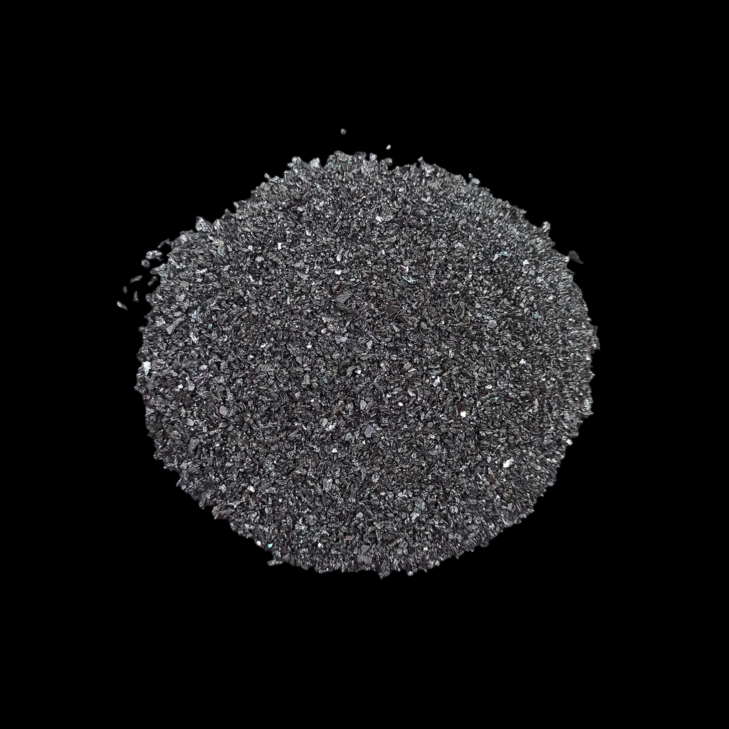 GRADELYGEMS Premium Carborundum 0.5-1mm Crushed Gemstone for Jewelry Inlay, Resin Art & Handmade Decor