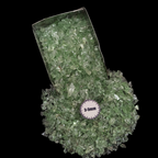 GRADELYGEMS Green Obsidian Bold Crushed Stone 3-5mm for Vase Fillers, Jewelry Design, Resin Art & Decor