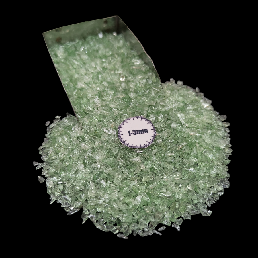 Natural Green Obsidian Loose Stone 1-3mm by GRADELYGEMS for Resin Art, Jewelry Design & Premium Decor