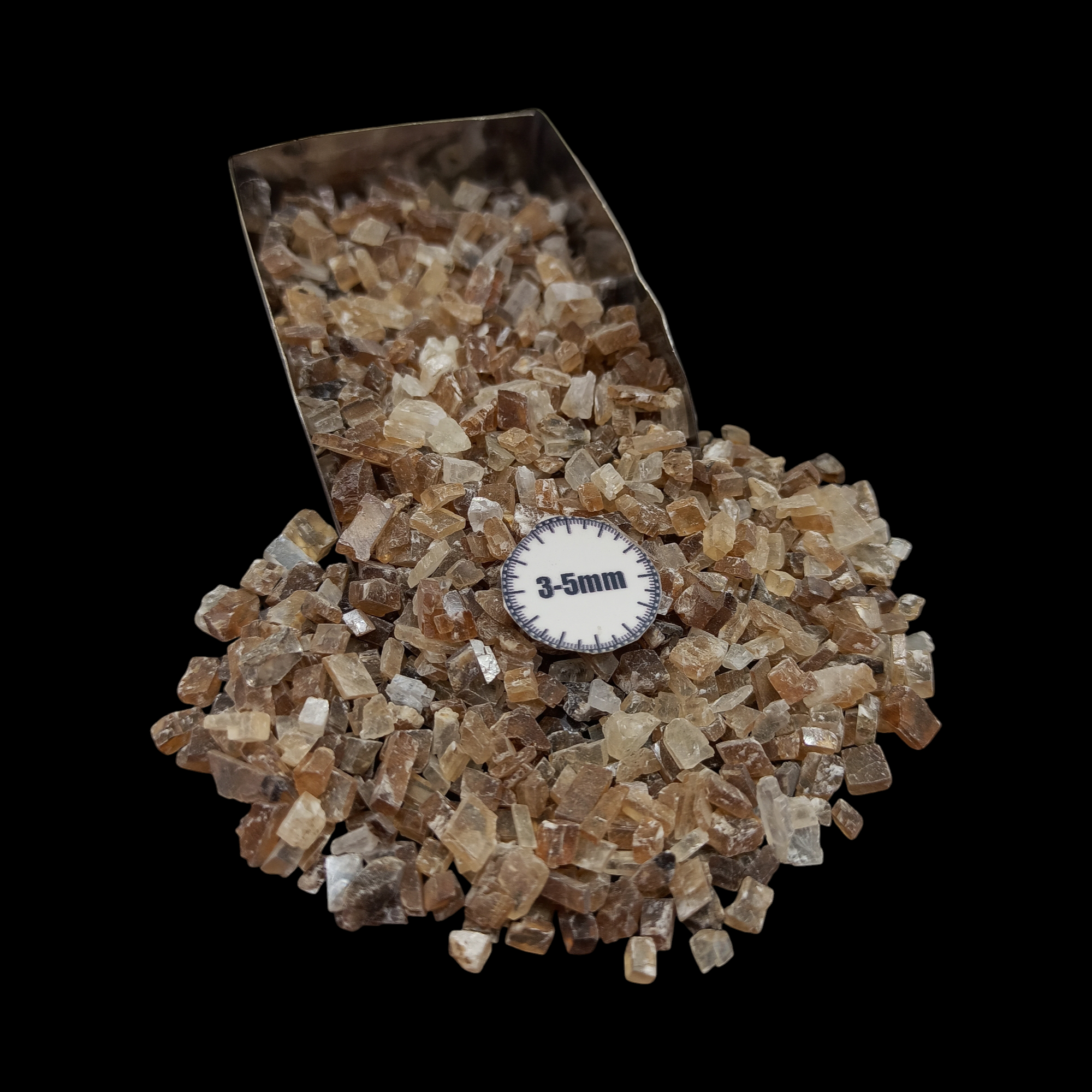 GRADELYGEMS Mica Axinite Bold Crushed Stone 3-5mm for Vase Fillers, Jewelry Design, Resin Art & Decor