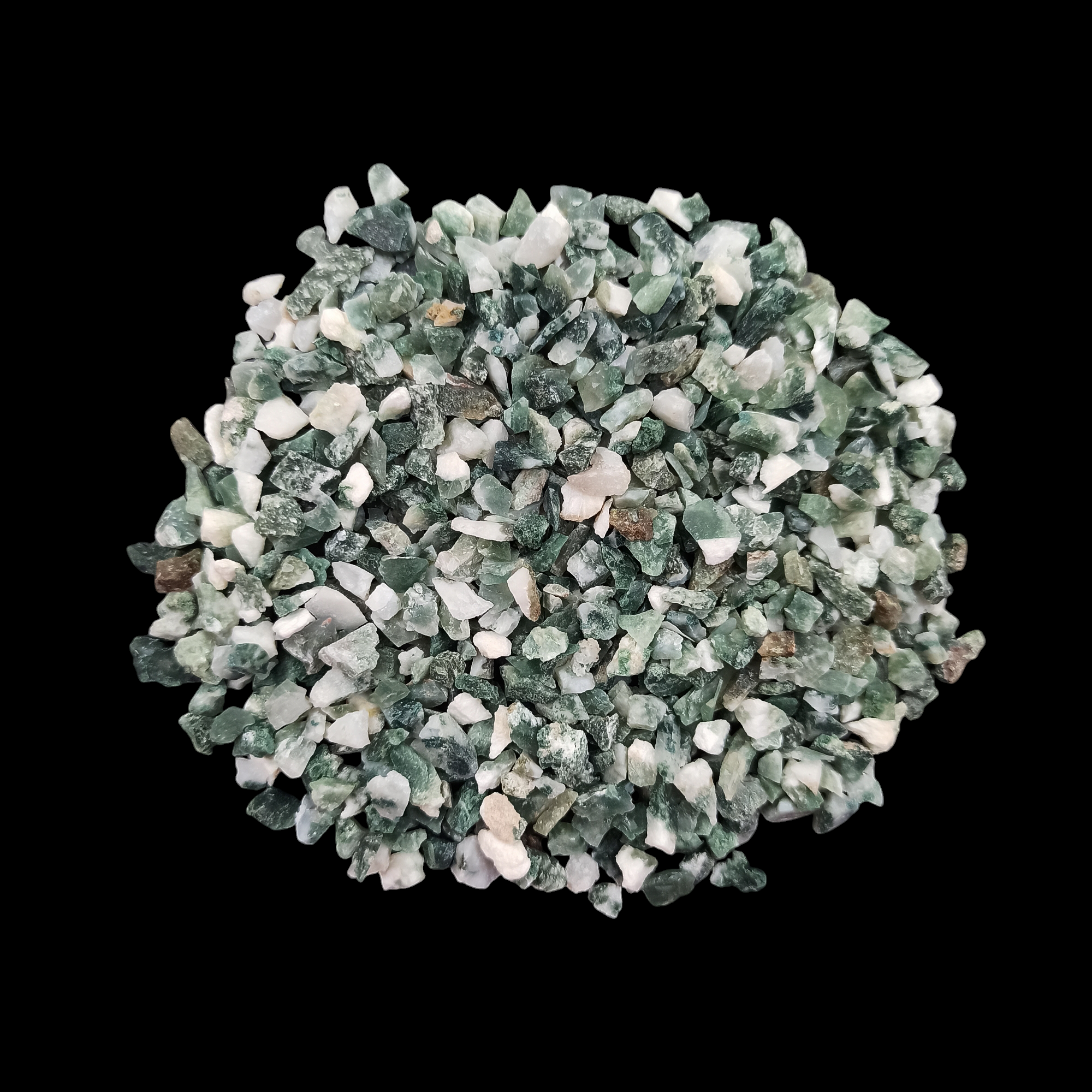 GRADELYGEMS Tree Agate Decorative Crushed Gemstone 3-5mm for Jewelry, Resin Work & Statement Decor