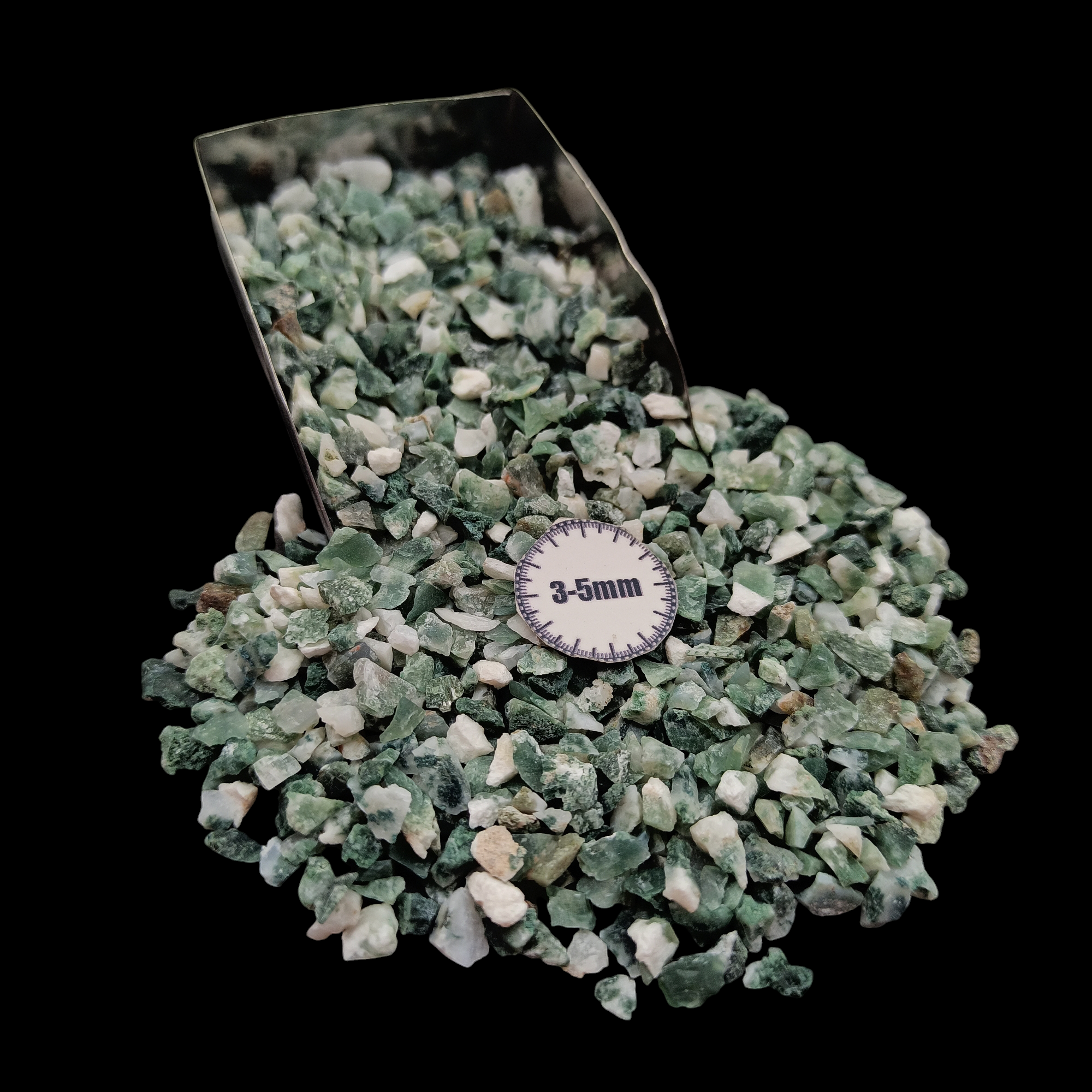 GRADELYGEMS Tree Agate Decorative Crushed Gemstone 3-5mm for Jewelry, Resin Work & Statement Decor