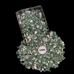 GRADELYGEMS Tree Agate Decorative Crushed Gemstone 3-5mm for Jewelry, Resin Work & Statement Decor