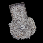 GRADELYGEMS White Opal Decorative Crushed Gemstone 3-5mm for Jewelry, Resin Work & Statement Decor