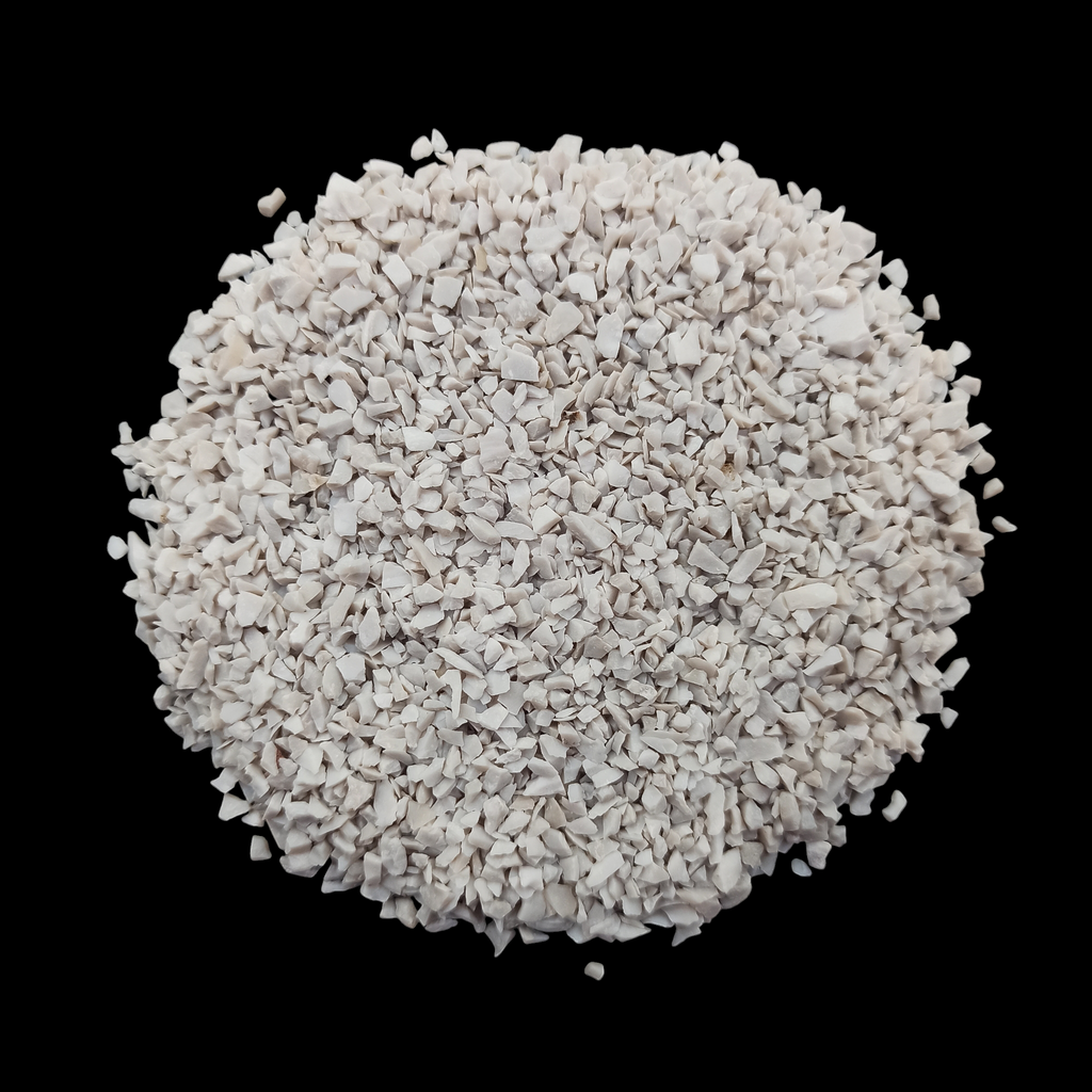 Natural White Opal 1-3mm Crushed Stone by GRADELYGEMS for Resin Work, Inlay & Decorative Creations