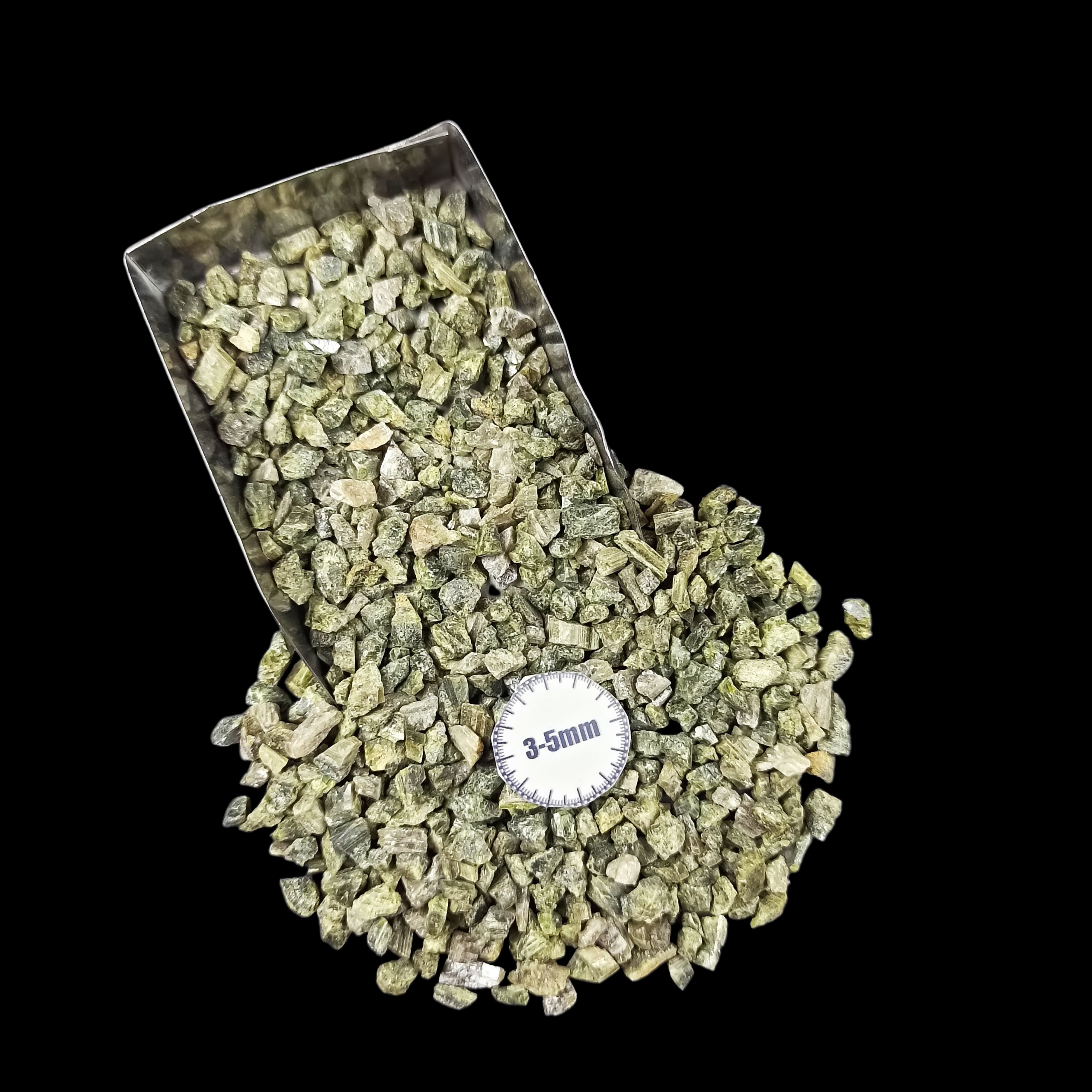 GRADELYGEMS Green Tourmaline Decorative Crushed Gemstone 3-5mm for Jewelry, Resin Work & Statement Decor