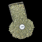 Natural Green Tourmaline 1-3mm Crushed Stone by GRADELYGEMS for Resin Work, Inlay & Decorative Creations