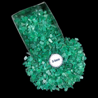 GRADELYGEMS Green Onyx Decorative Crushed Gemstone 3-5mm for Jewelry, Resin Work & Statement Decor