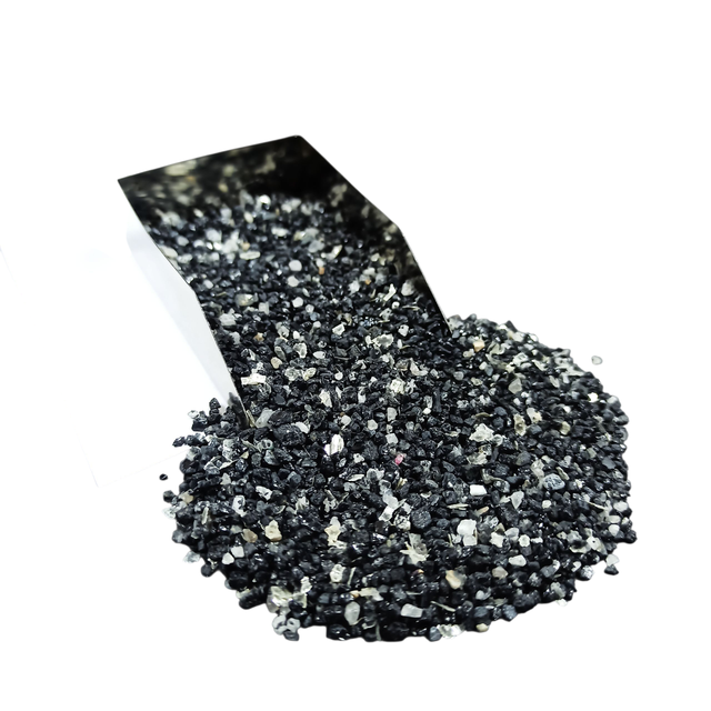 Black Tourmaline Gemstone Crushed 1-3mm