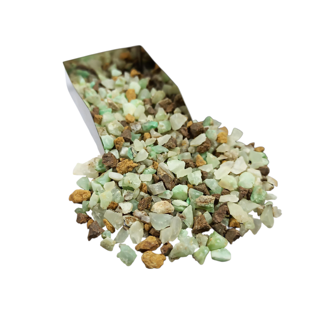Natural Chrysoprase Gemstone Crushed 3-5mm
