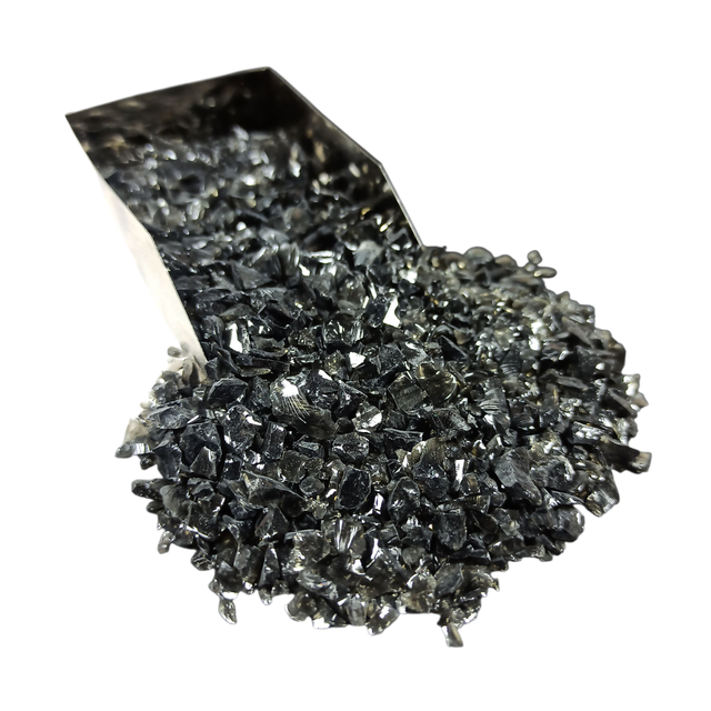 Black Obsidian Gemstone Crushed 3-5mm