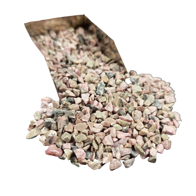Rhodonite Gemstone Crushed 3-5mm