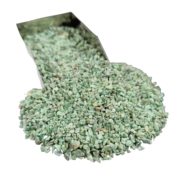 Green Jade Gemstone Crushed 1-3mm