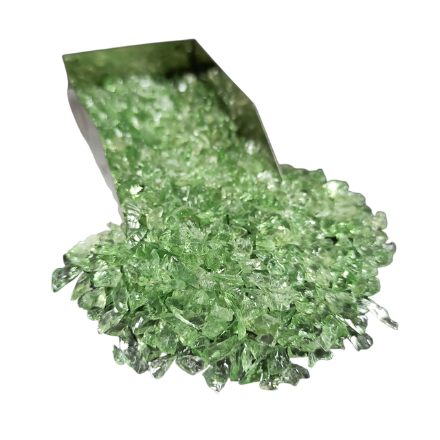 Green Obsidian Gemstone Crushed 3-5mm