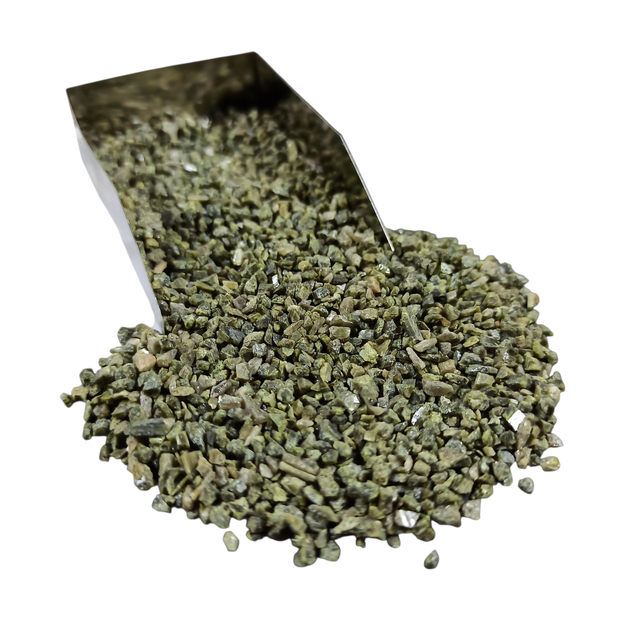 Green Tourmaline Gemstone Crushed 1-3mm