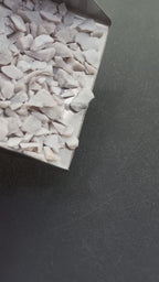 GRADELYGEMS White Opal Decorative Crushed Gemstone 3-5mm for Jewelry, Resin Work & Statement Decor