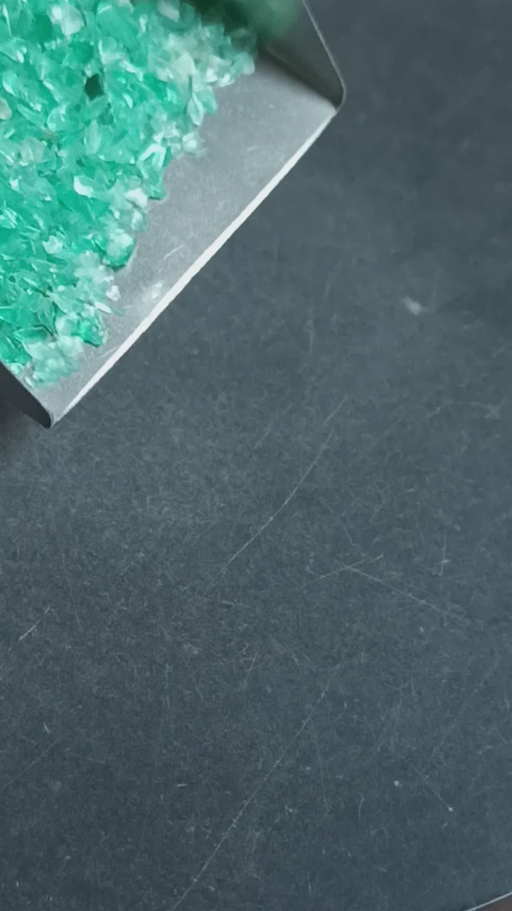 Natural Green Onyx 1-3mm Crushed Stone by GRADELYGEMS for Resin Work, Inlay & Decorative Creations